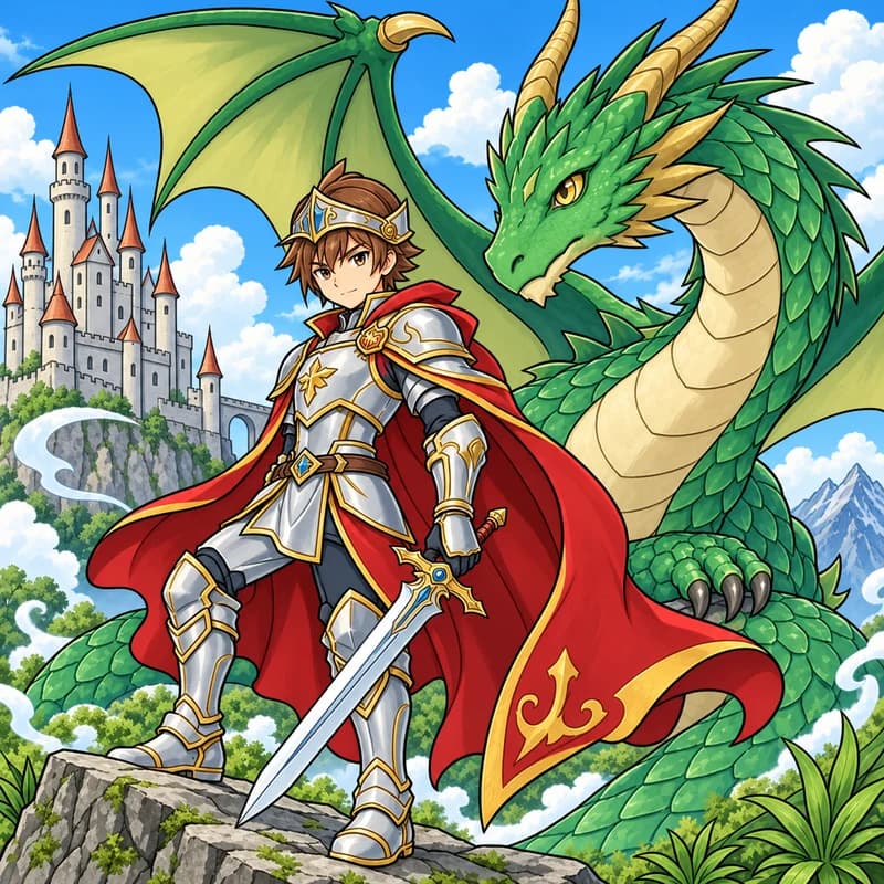 Anime artwork made with Color It Up