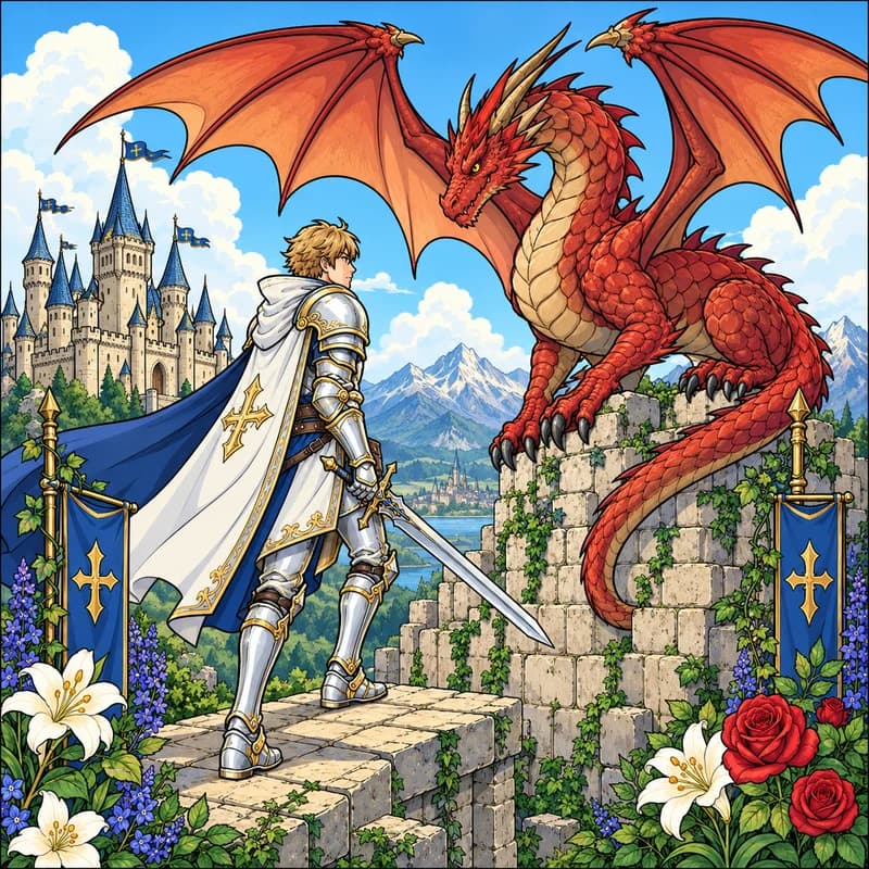 Fantasy Storybook artwork made with Color It Up