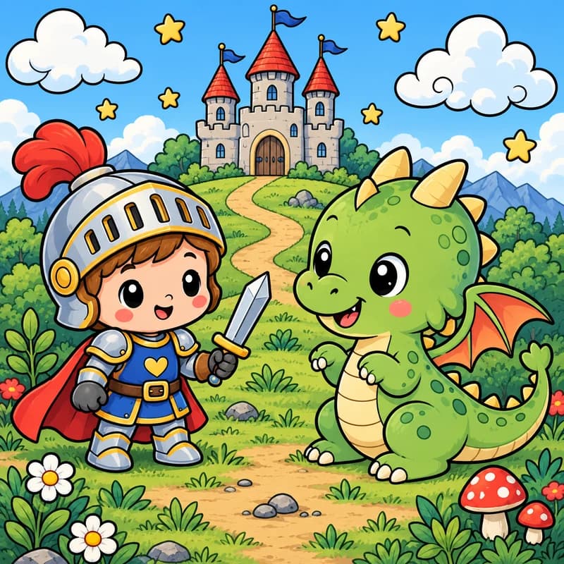 Kawaii artwork made with Color It Up